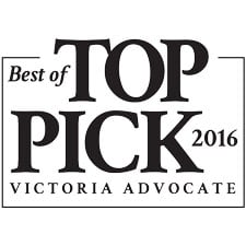 Top Pick, Best of 2016, Victoria Advocate