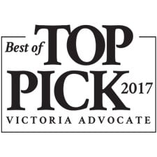 Top Pick, Best of 2017, Victoria Advocate