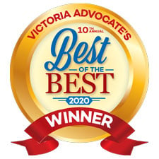 Victoria Advocate's | 10th Annual | Best of the Best 2020 Winner
